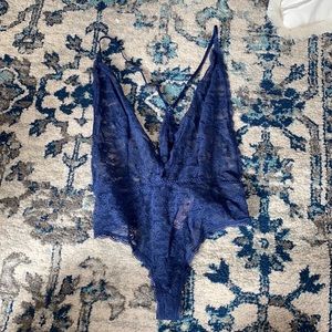 Low cut teddy lingerie